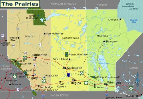 Canadian prairie provinces