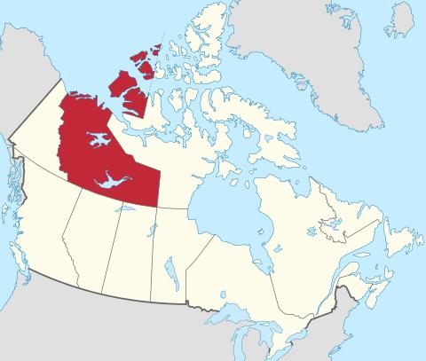 Location Northwest Territories in Canada