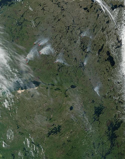 Saskatchewan Satellite Photo