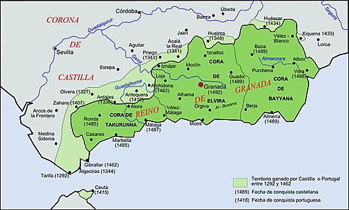 Emirate of Granada Territory