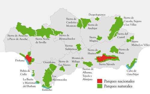 National and Natural Parks of Andalusia