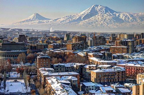 Armenia Winter in Yerevan