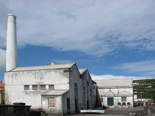  Boqueirão whale factory, active from the late 19th century to the early 20th century in Flores, Azores 