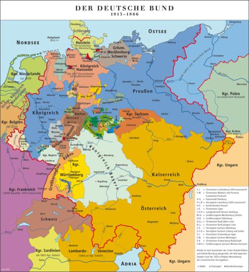 Der Deutsche Bund, 1815-1866 