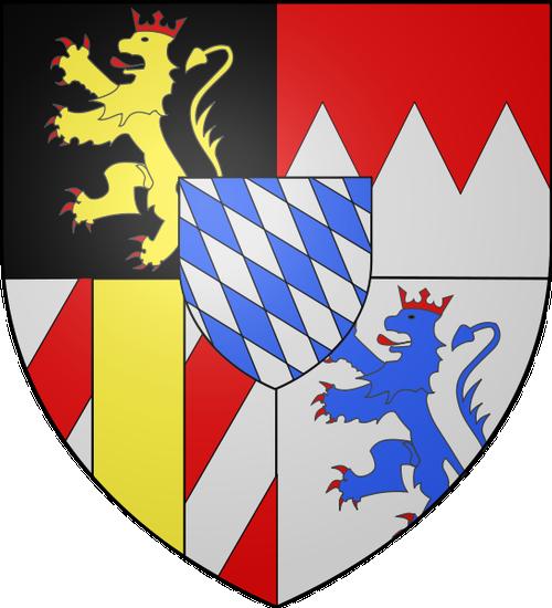 Coat of arms of the House of Wittelsbach after 1835