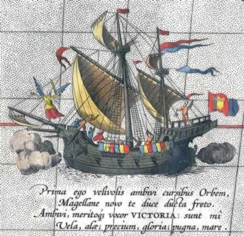 Chile 'Victoria' ship from Magellan