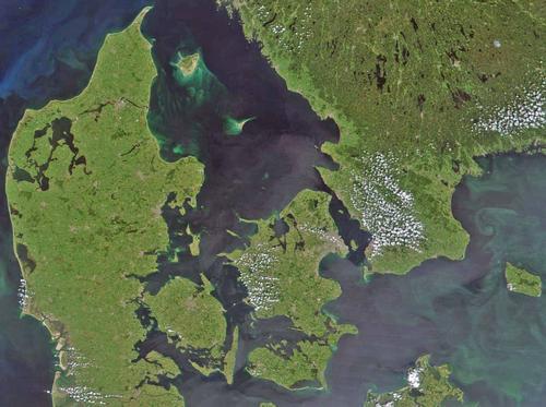 Denmark Satellite photo