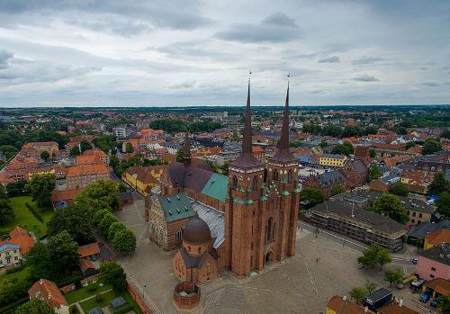 Roskilde Cathedral in Roskilde, Denmark