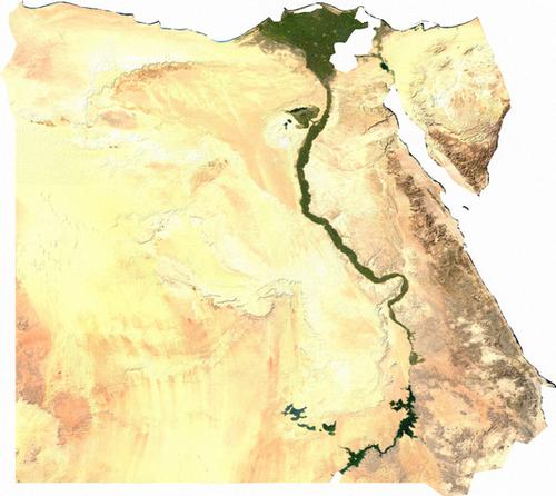 Satellite photo Egypt
