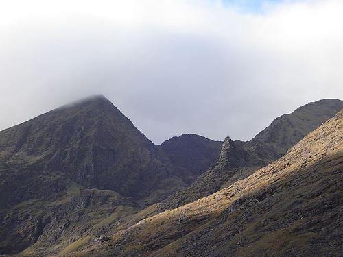 Carrantuohill, highest mountain of Ireland