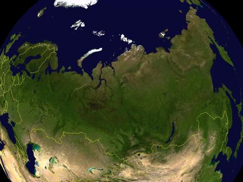 Russia satellite photo
