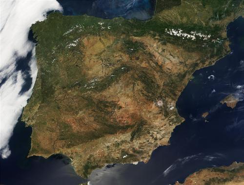 Spain Satellite photo