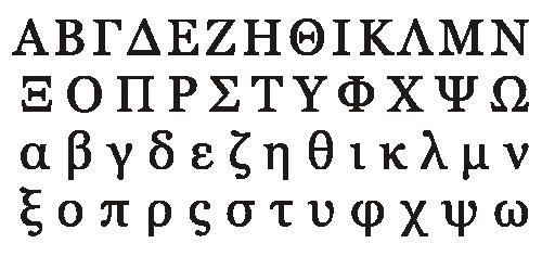 Greek Alphabeth