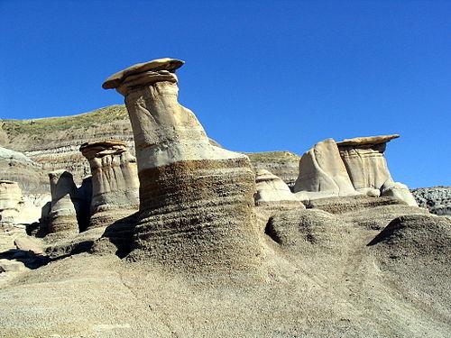 Hoodoos near Drumheller, Alberta