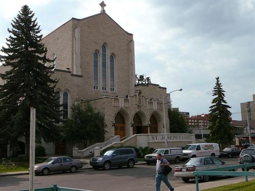 St. Joseph's Basilica, the only Roman Catholic basilica in Alberta 