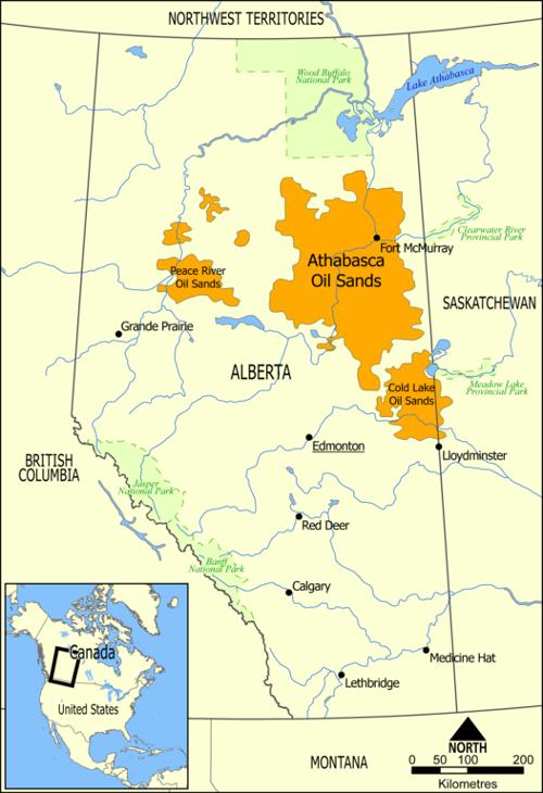  Athabasca Oil Sands in Northeast Alberta 