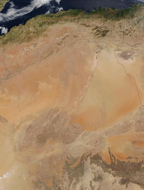 Algeria Satellite Photo