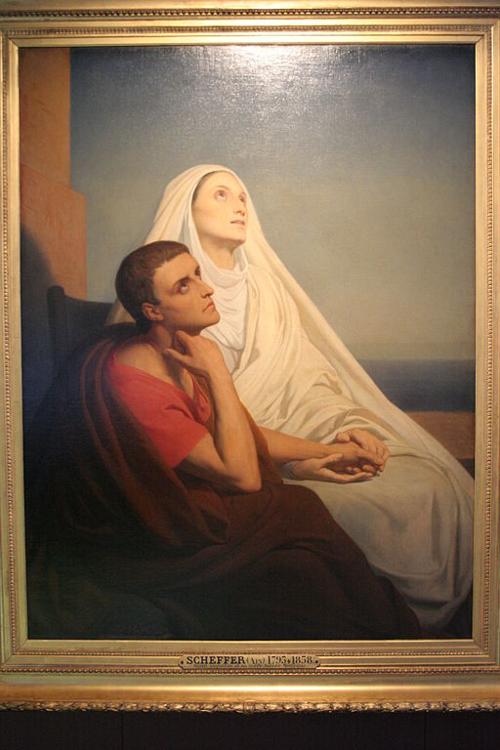 Saint Augustine together with his mother, Saint Monica of Hippo (ca. 333-387)