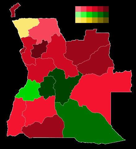 Presidential election results in Angola (1992)