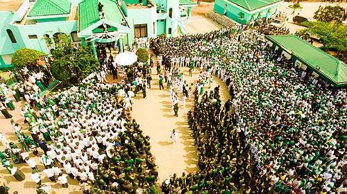 Members of Kimbanguist Church in Nkamba (DRC) Celebrate Christmas