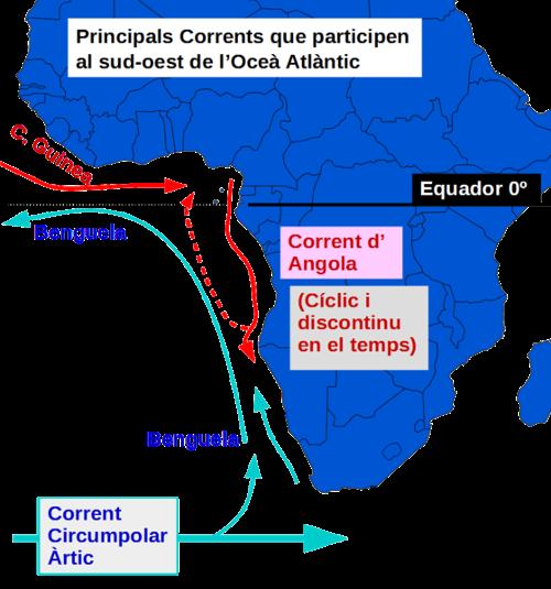  Benggala Gulf Stream, influence the climate of Angola 