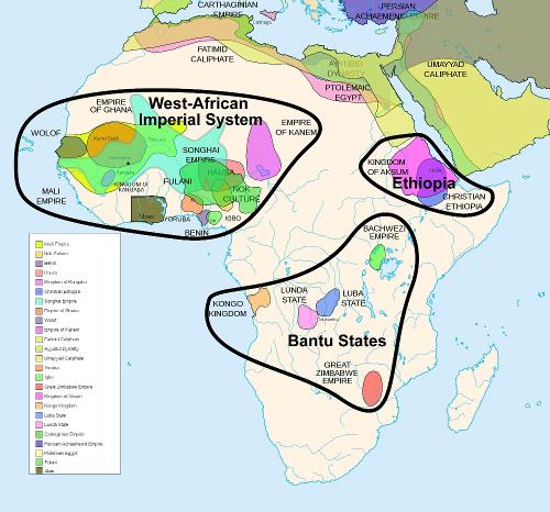 Pre-colonial civilizations in Africa, 500 BC. - 1500 AD.
