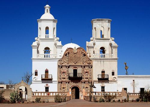 San Xavier del Bac, church southwest of Tucson, Arizona 