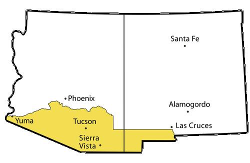 The area you purchased through the US Gadsden purchase was bought from Mexico 