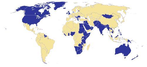 Engelish Language Map