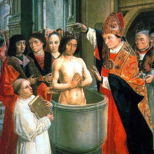 Baptism Clovis France