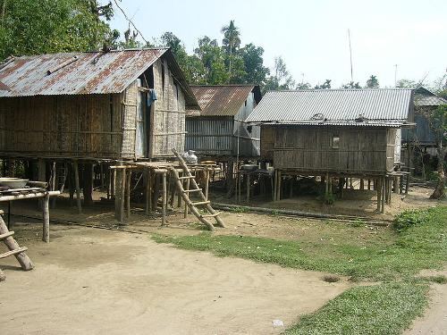 Home of the Khasia tribe in Jaflong Sylhet, Bangladesh
