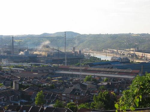 Steel production Liège Belgium