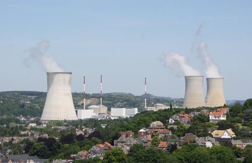 Nuclear power station Tihange Belgium