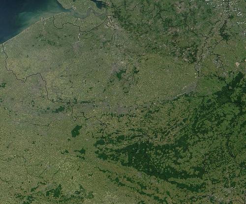 Belgium Satellite photo
