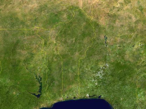 Benin Satellite photo