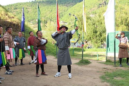 Bhutanese archers