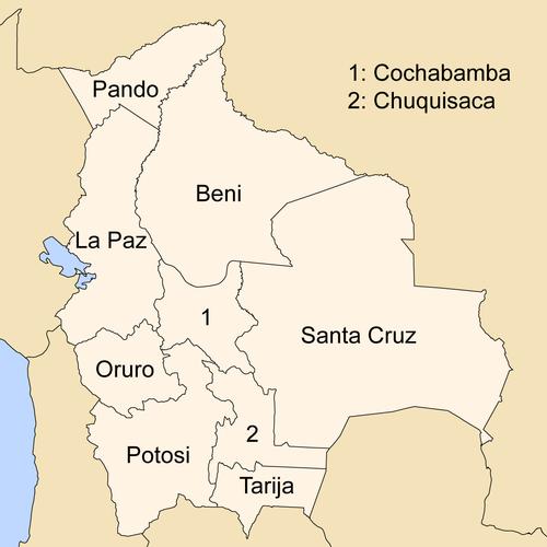 Bolivia Departments