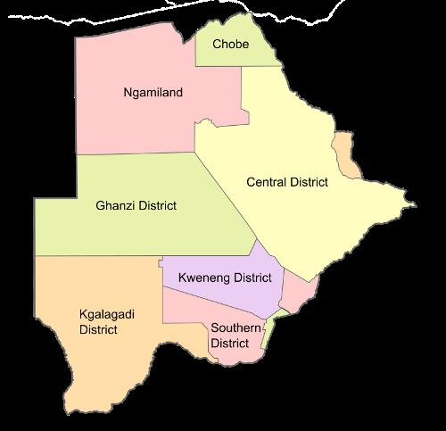 Botswana Administrative Division