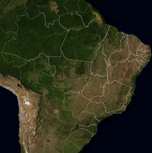 Brazil Satellite photo