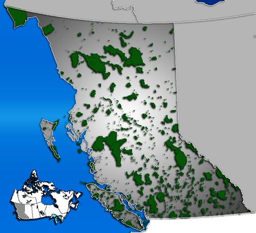 Overview provincial parks and protected nature areas