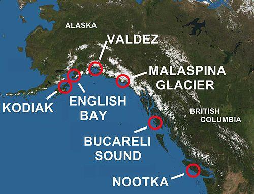 Spanish Expeditions to British Columbia and Alaska, Late 18th Century