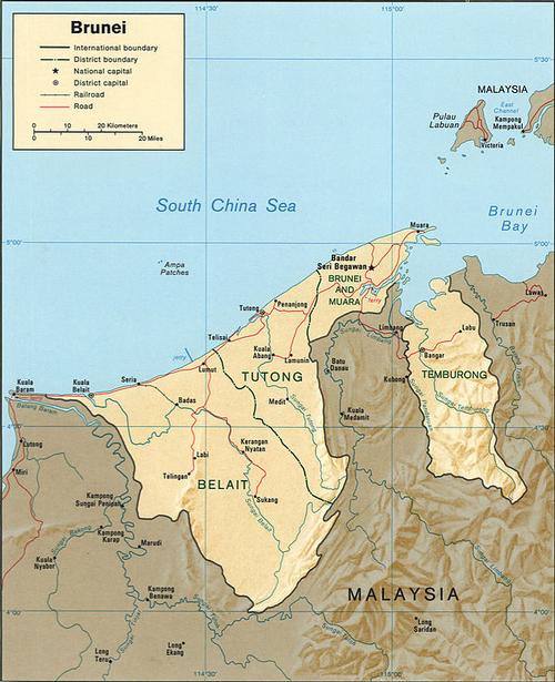 Brunei Map