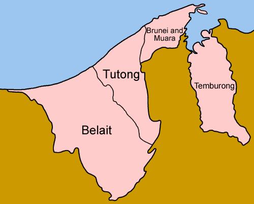 Regions in Brunei