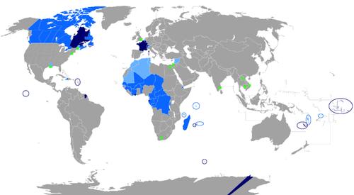 French language map