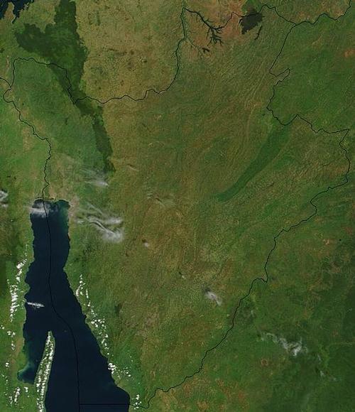 Burundi Satellite Image