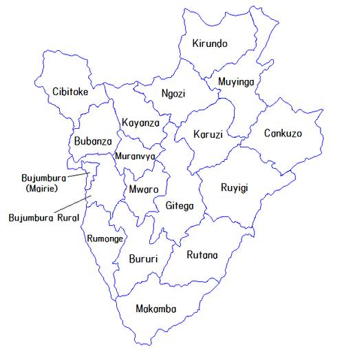 Administrative Division of Burundi