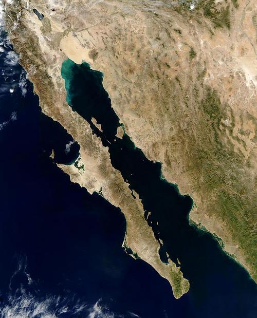 California Satellite Photo