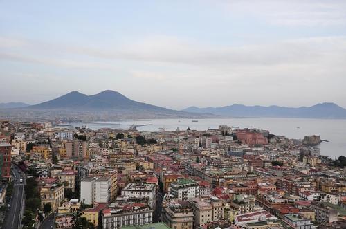 Campania Naples with Vesuvius