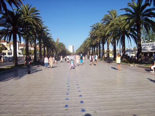 Catalonia, boulevard in Salou