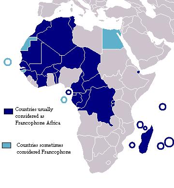 French speaking countries in Africa